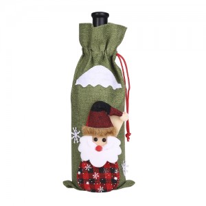 Cubre Botella Papa Noel x1