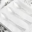 Cucharitas descartables con Glitter x24