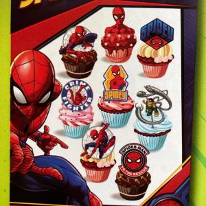 Deco Cupcake Spiderman (Hombre Araña) x16