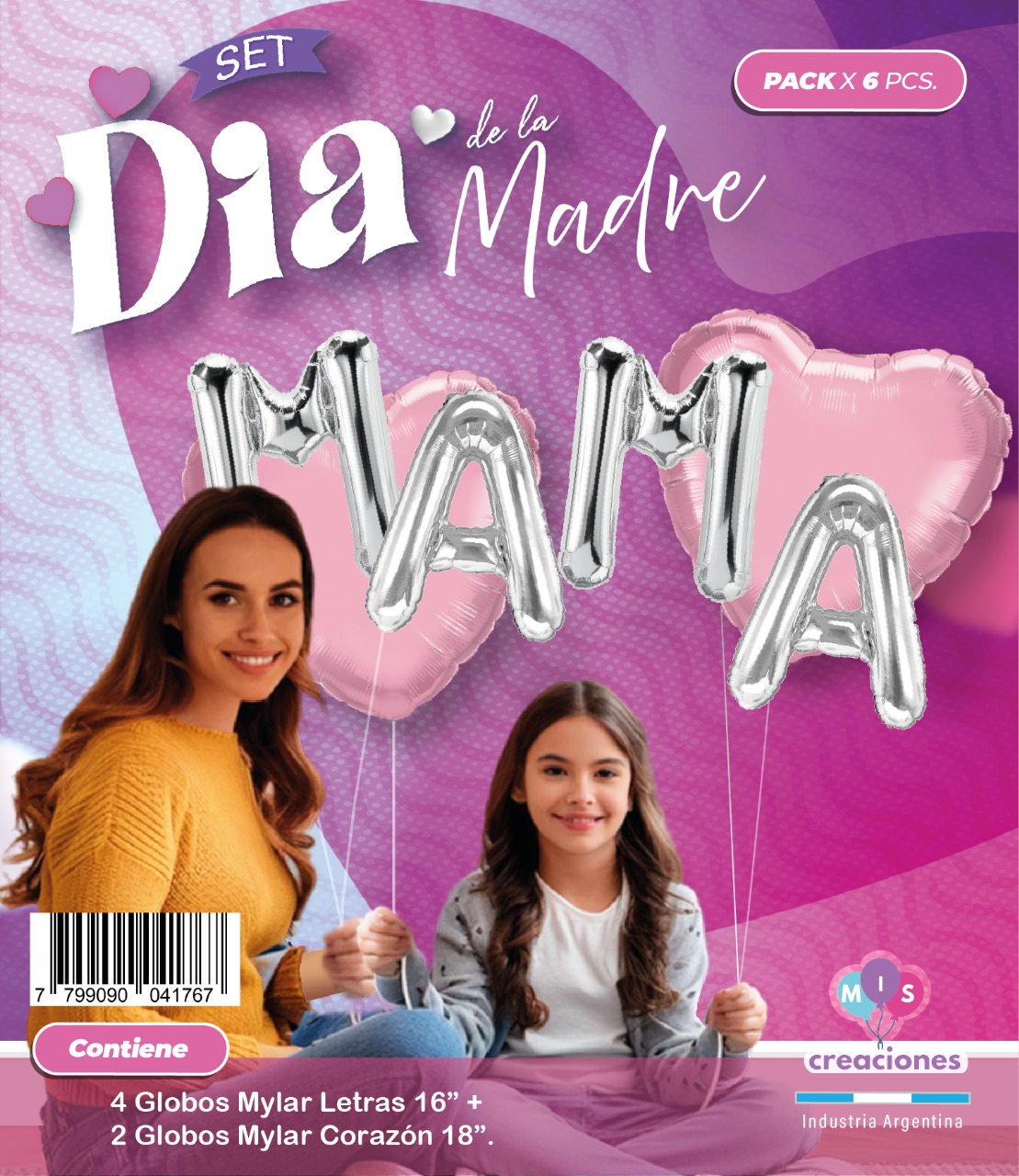 Set globos día de la madre
