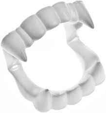 Dientes de Dracula Blancos x 12