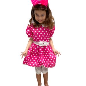 Disfraz De Minnie Con Vincha Luminosa x 1