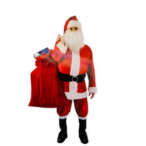 Disfraz de Papa Noel x1 (adulto)