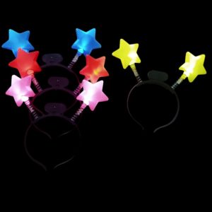 Vincha Resorte Luminoso Estrella x1
