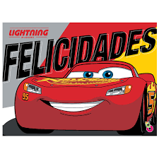 Afiche Felicidades Cars x1