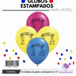 Globo De Latex Estampado Huggy Wuggy x 10u