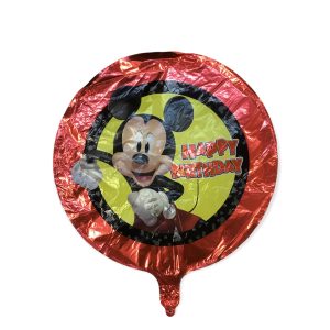 Globo personaje "Feliz cumpleaños" Mickey 18" x1
