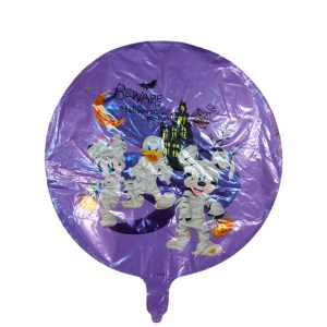 Globo personaje  Disney Mickey de Halloween Violeta 18" x1