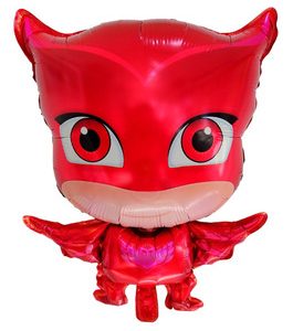 Globo silueta Pj Mask Rojo x1
