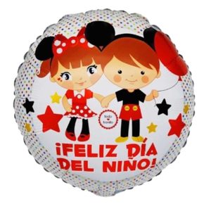 Globo Feliz Dia Del Niño Mickey 18"
