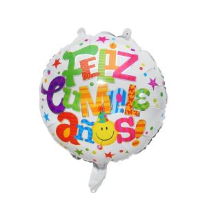 Globo De Feliz Cumple Colorido  10" x 1