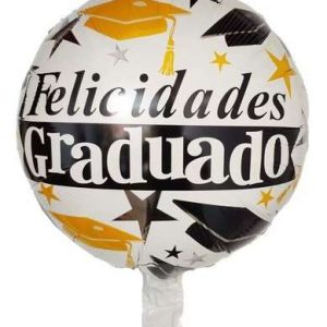 Globo Graduado Blanco 18" x 1