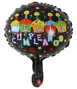 Globo De Feliz Cumple Cupcakes con Velas 10" x1