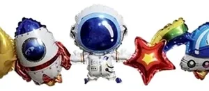Globo Guirnalda Espacio Nave Astronauta x1