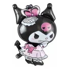 Globo silueta kuromi 55 cm. vestido rosa x1