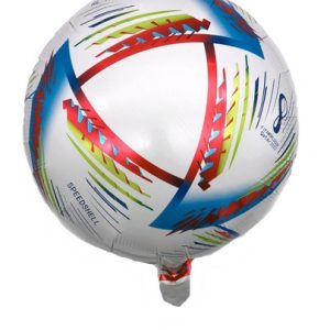 Globo personaje  Pelota Futbol del Mundial 18" x1