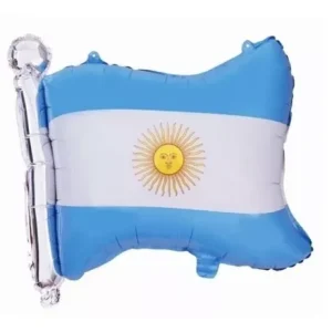 Globo silueta bandera Argentina 50x60 cm x 1