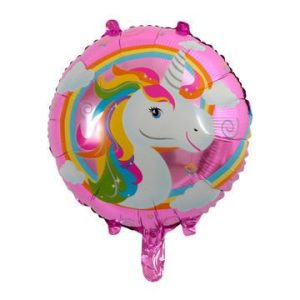 Globo Personaje Unicornio Redondo 18" x1