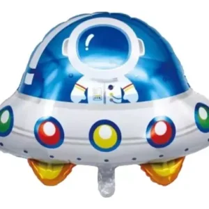 Globo Silueta Nave con astronauta 60x52cm. x1 - Imagen 1