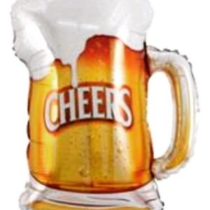 Globo Silueta Chop De Cerveza De 75 cm  x1