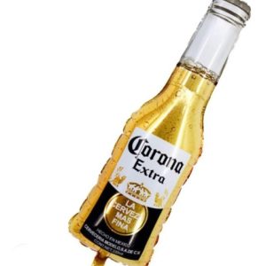 Globo Silueta Botella de cerveza Corona x1