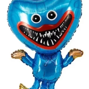 Globo Silueta Huggy Wuggy Azul  x1
