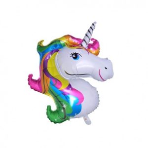 Globo Silueta Unicornio De 80 cm  x1