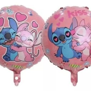 Globo Personaje Stitch  rosa 18" x1
