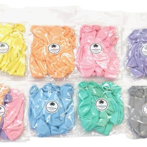 Globo de latex 10" x10 unidades colores pasteles