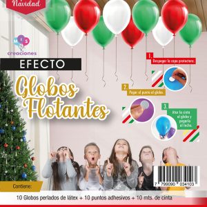 Globos flotantes Navidad