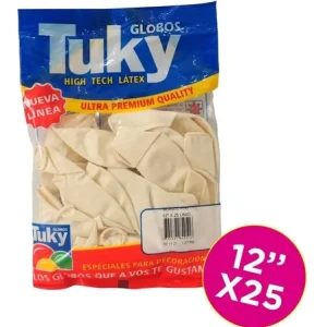 Globo perlado 12" TUKY x 25