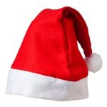 Gorro de papa noel de paño x 1