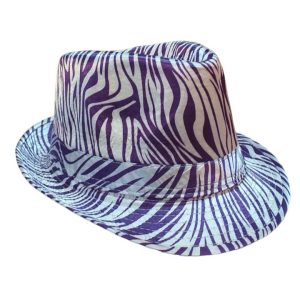 Gorro fashion print violeta x 1