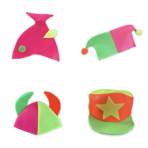 Gorros fluo surtidos x 5