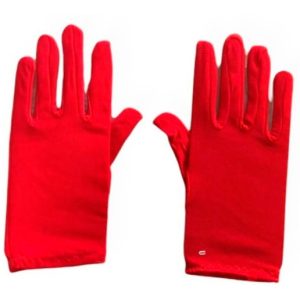 Guante De Mago Rojo x 1 (par)