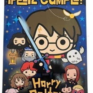 Afiche Feliz Cumple Harry Potter x1