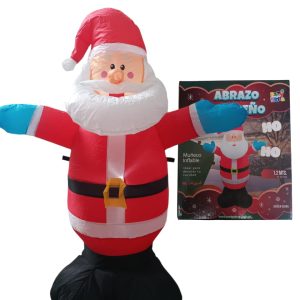 Inflable ABRAZO NAVIDEÑO - 1,20 mts. - 2 led x 1