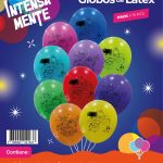 Globo De Latex Estampado Intensamente x 10