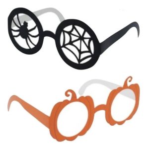 Lentes de Papel Boo Halloween x 6