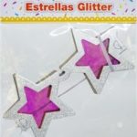 Anteojo De Papel Estrella Glitter x 6