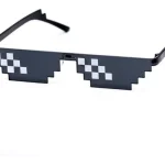 Lentes Pixel Thug Negro X1