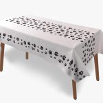 Mantel Rectangular Huellitas x1