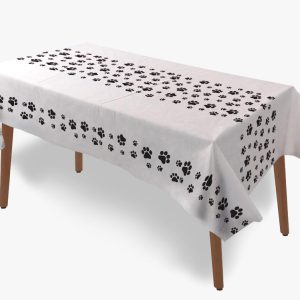 Mantel Rectangular Huellitas x1