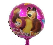Globo personaje Masha y el oso 18" x 1