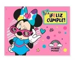 Afiche Feliz Cumple Minnie x1