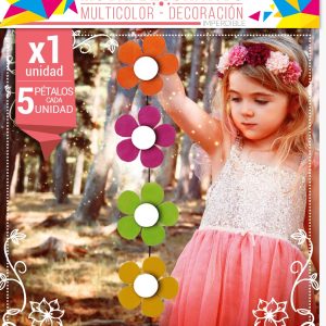Movil para colgar con flores x1
