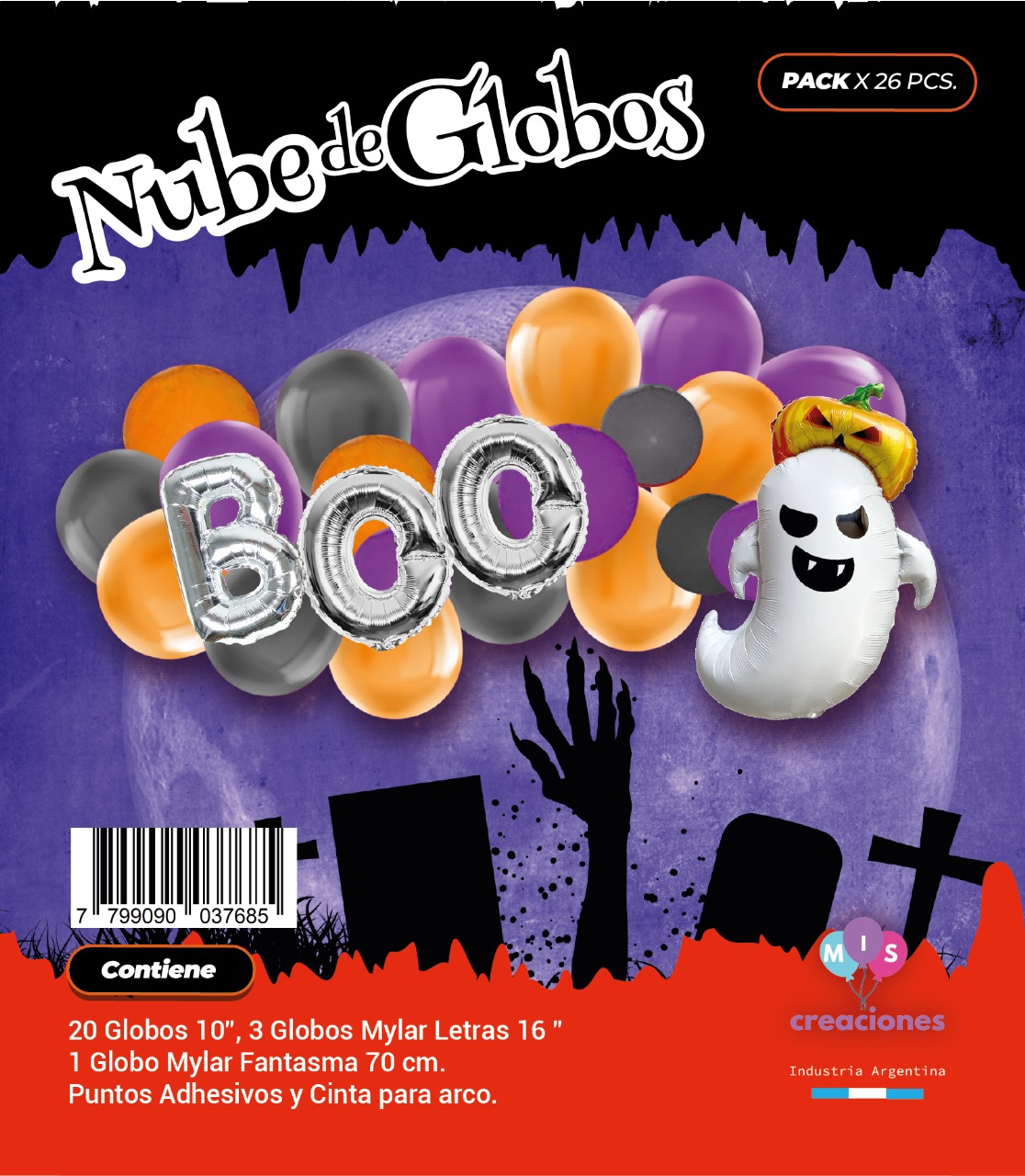 Set de globos halloween