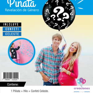 Piñata Revelación De Sexo Celeste x 1