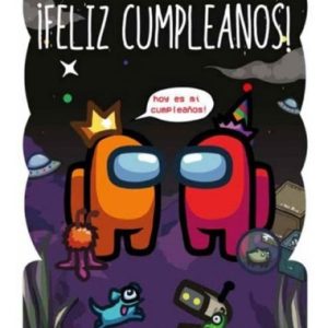 Piñata de Carton "Among Us" x1