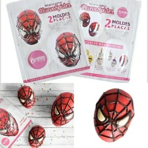 Set Placa Huevo de Spiderman (Hombre Araña) x2